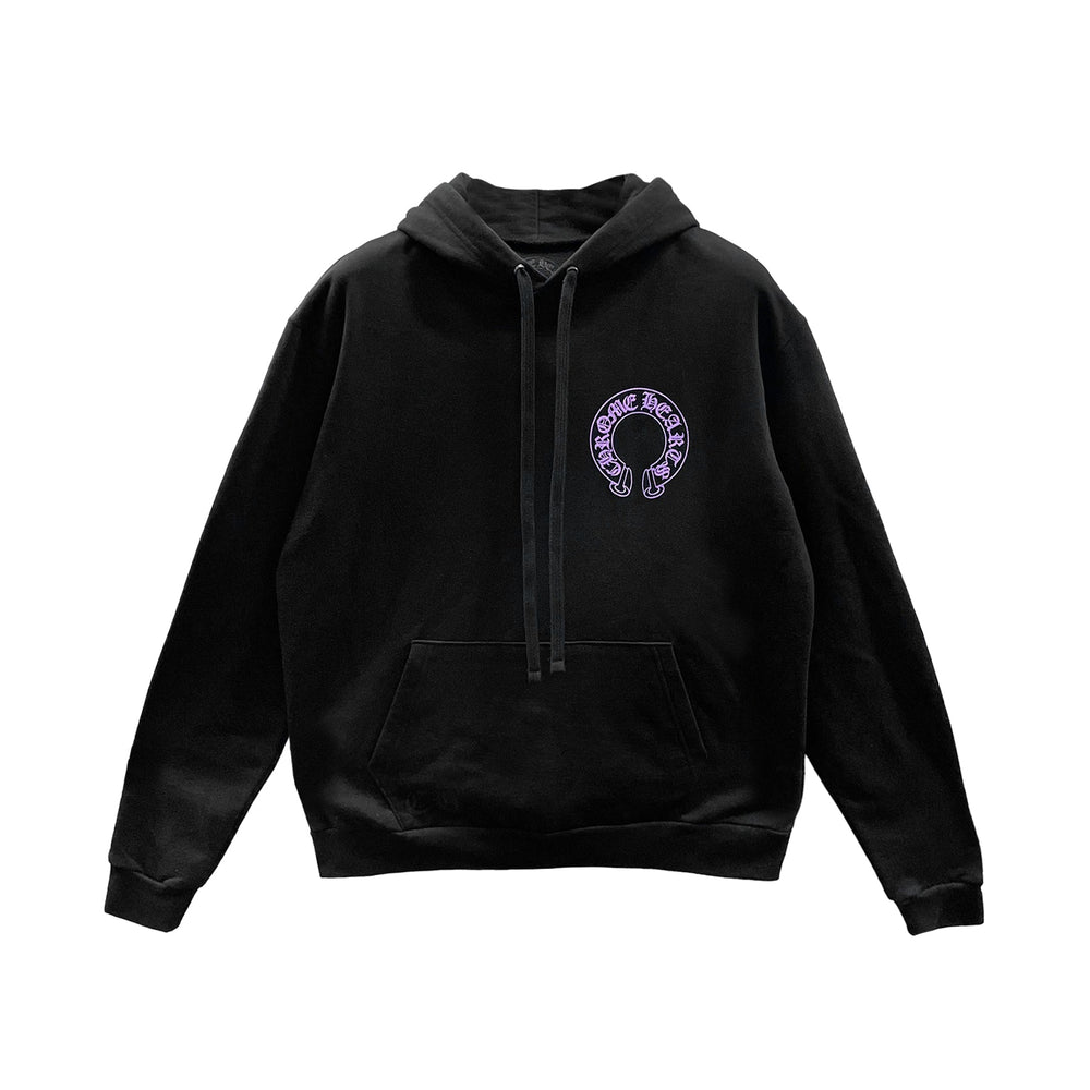 Chrome Hearts F&F Purple Glitter Pullover Hoodie - SHENGLI ROAD MARKET