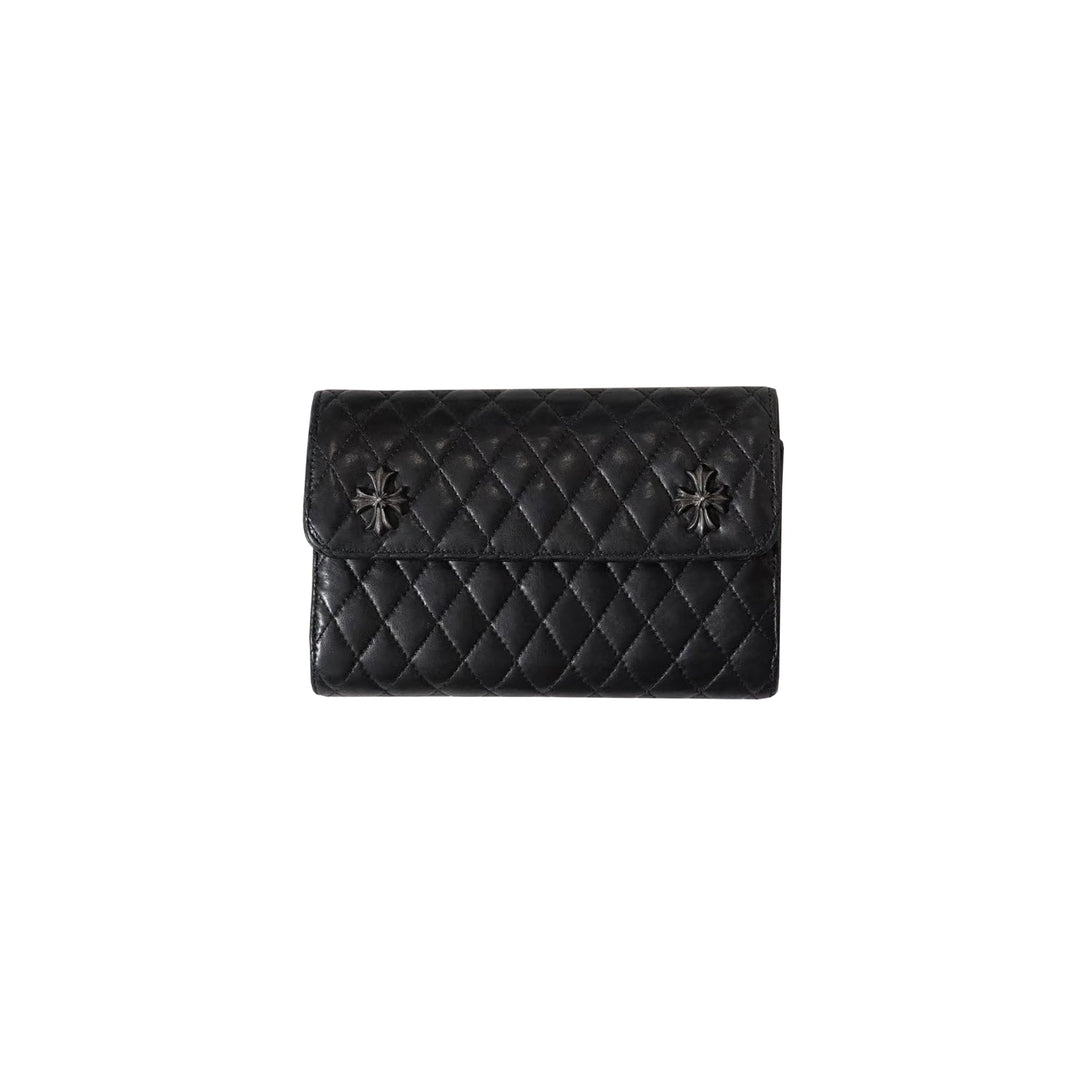 Chrome Hearts Flap Quilted Wallet - SHENGLI ROAD MARKET