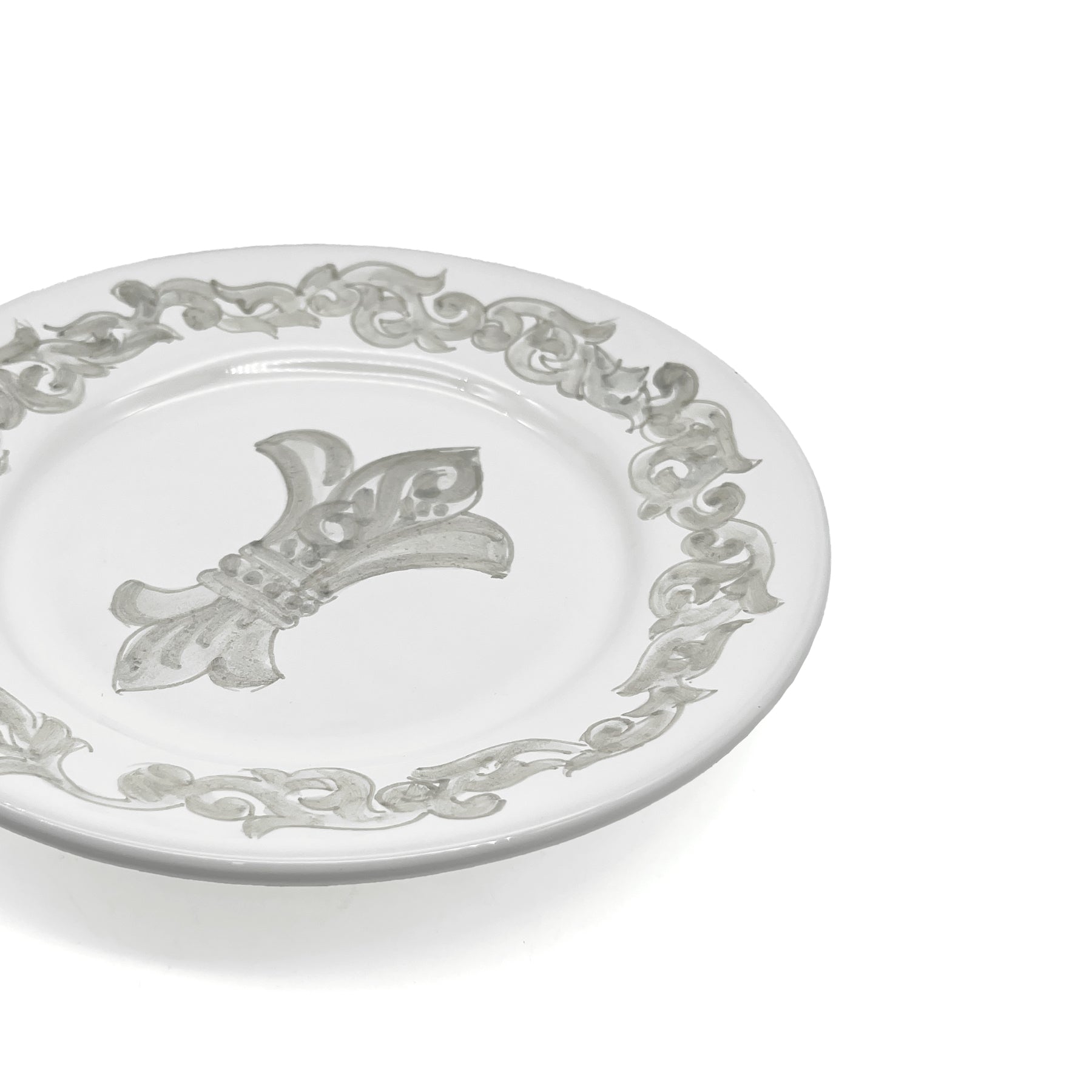 Chrome Hearts シルバー ロゴプレート 約7cm Chrome Hearts Fleur Plate - SRM – SHENGLI ROAD MARKET