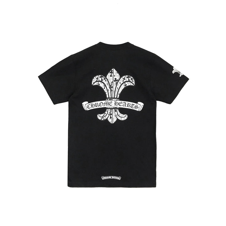 Chrome Hearts Fleur Scroll Logo Tee - SHENGLI ROAD MARKET