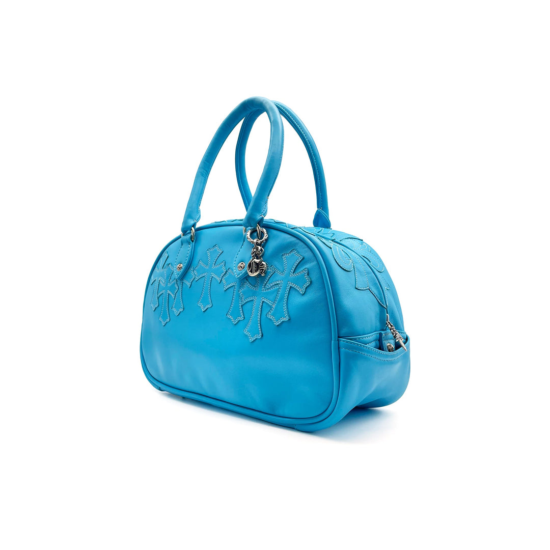 Chrome Hearts Floral Cemetery Cross Patch Gym Bag - SHENGLI ROAD MARKET