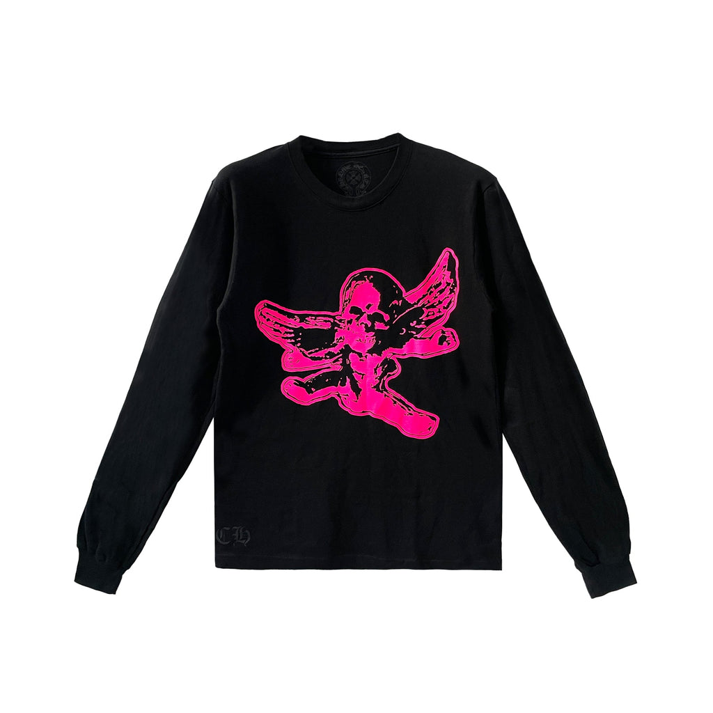 Chrome Hearts Foti Miss Lerlene Black Long Sleeve Tee - SRM