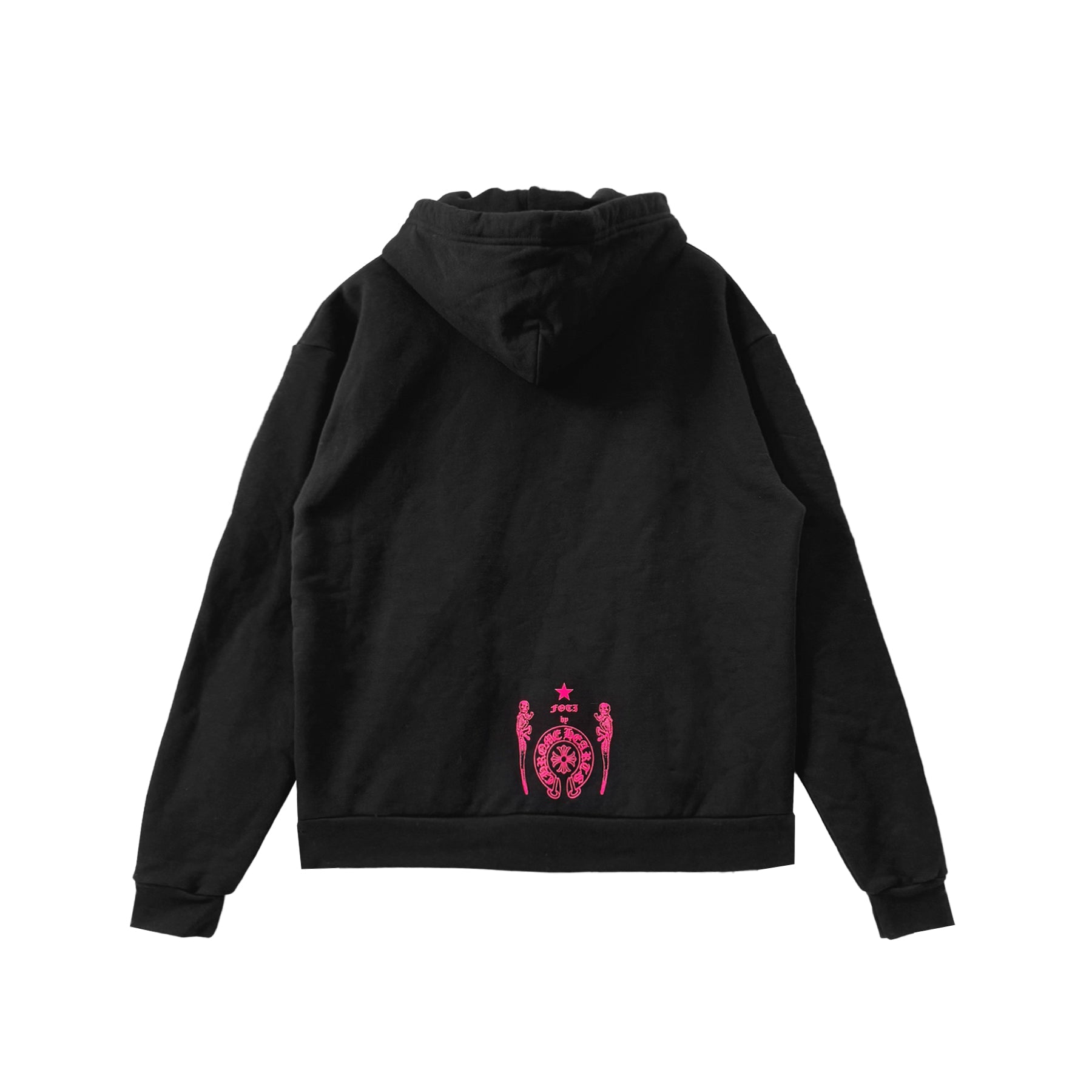 Chrome Hearts Foti Miss Lerlene Black&Pink Pullover Hoodie - SRM