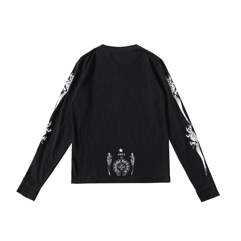 Chrome Hearts Foti Ribcage Long Sleeve Tee - SHENGLI ROAD MARKET
