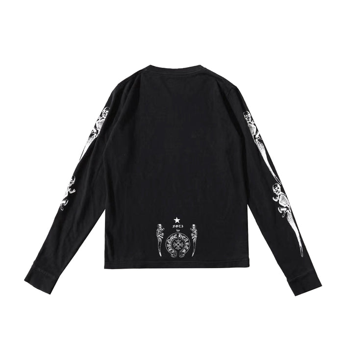 Chrome Hearts Foti Ribcage Long Sleeve Tee - SHENGLI ROAD MARKET