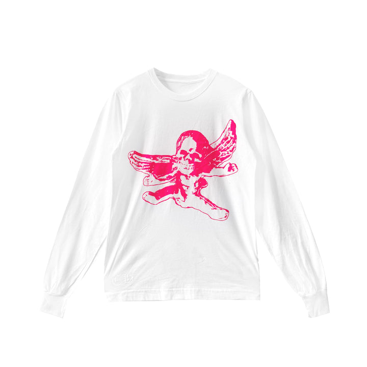 Chrome Hearts Foti White Long Sleeve T-Shirt Tee - SHENGLI ROAD MARKET