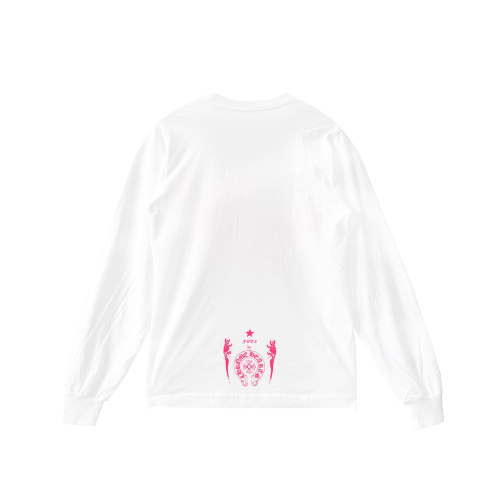 Chrome Hearts Foti White Long Sleeve T-Shirt Tee - SHENGLI ROAD MARKET
