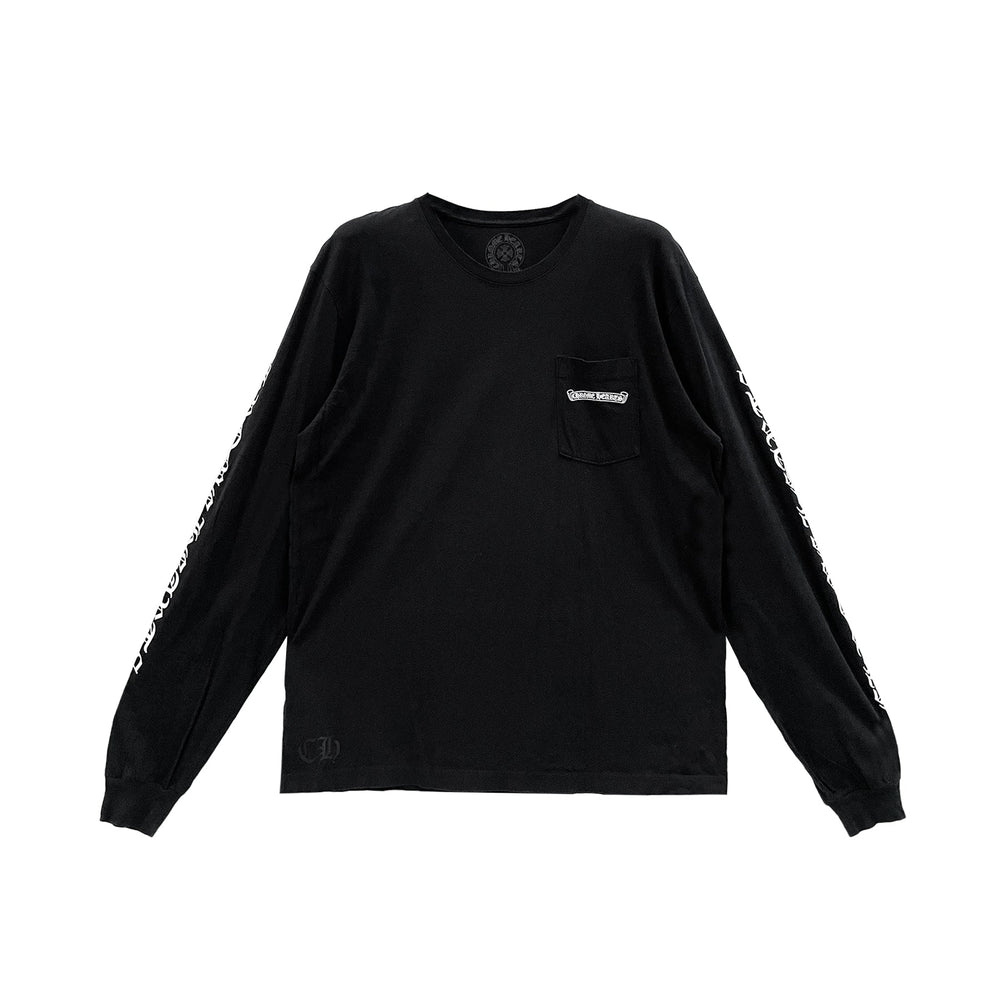 Chrome Hearts FU Scroll Logo Long Sleeve T-Shirt Tee - SHENGLI ROAD MARKET