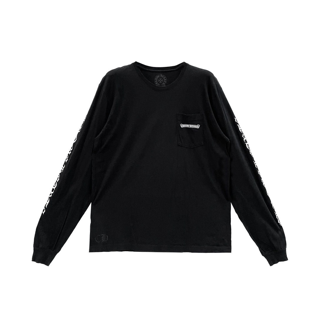 Chrome Hearts FU Scroll Logo Long Sleeve T-Shirt Tee - SHENGLI ROAD MARKET