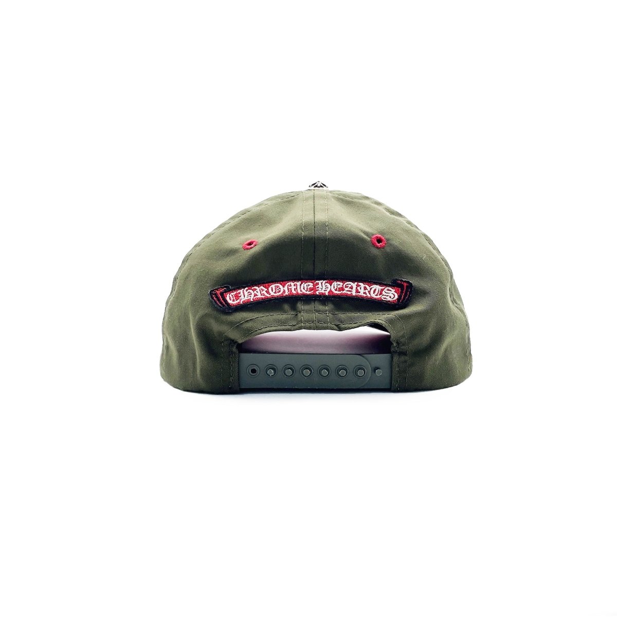 Chrome Hearts Gas Station Cemetery Cross Olive Cap - SRM