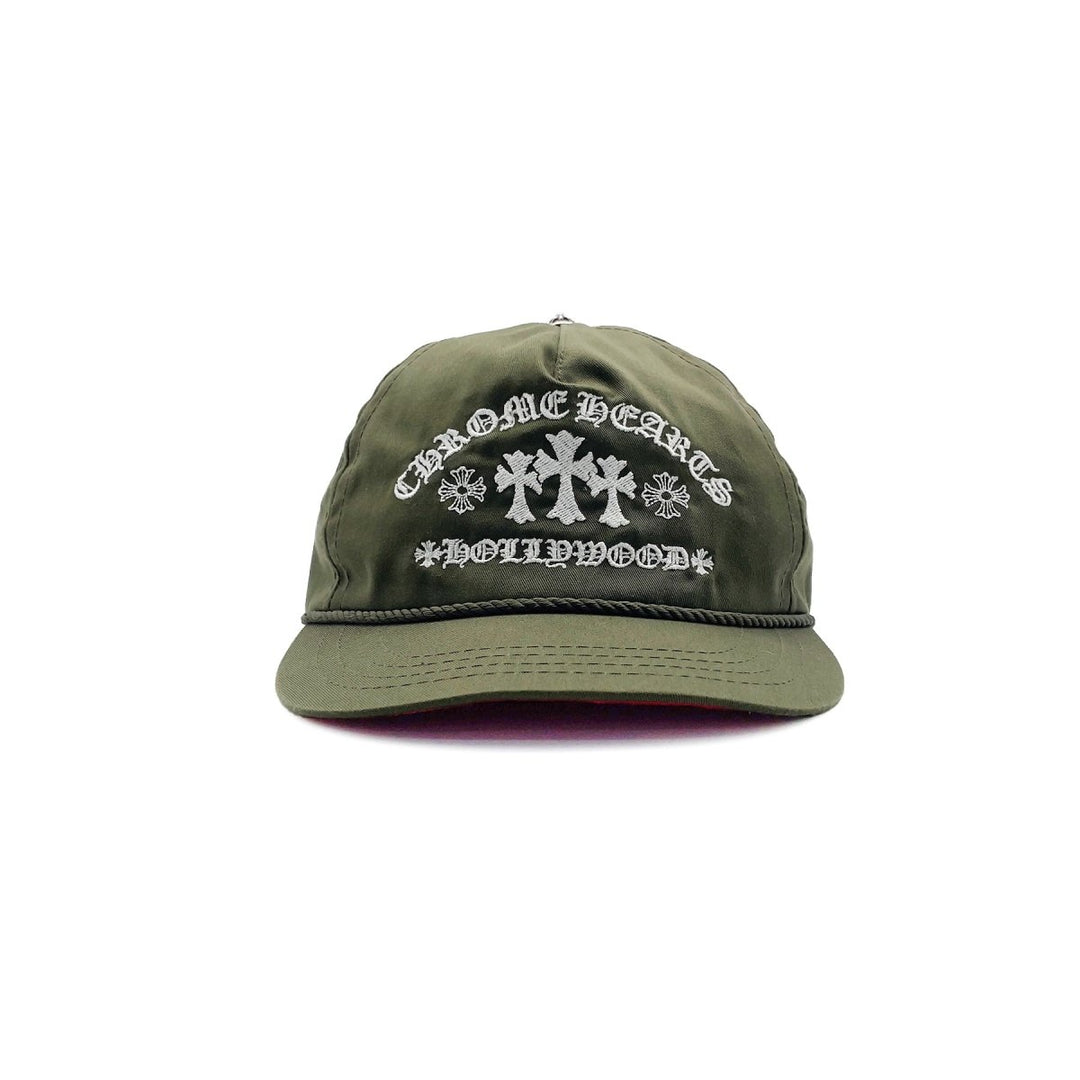 Chrome Hearts Gas Station Cemetery Cross Olive Cap - SHENGLI ROAD MARKET