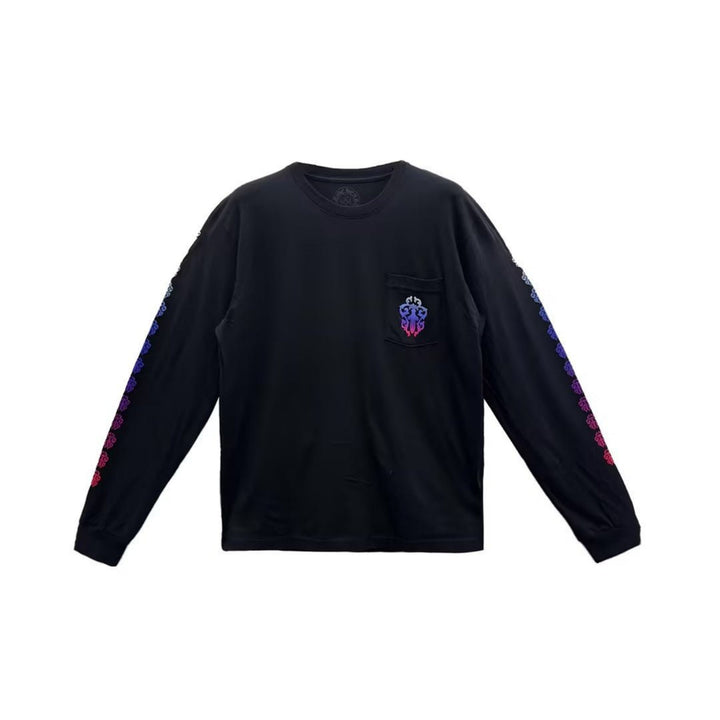 Chrome Hearts Gradient Dagger Horseshoe Long Sleeve Tee - SHENGLI ROAD MARKET