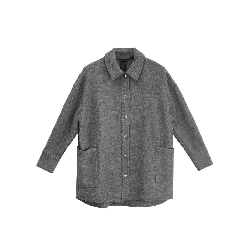 Chrome Hearts Gray Wool Shirt Jacket - SRM – SHENGLI ROAD MARKET