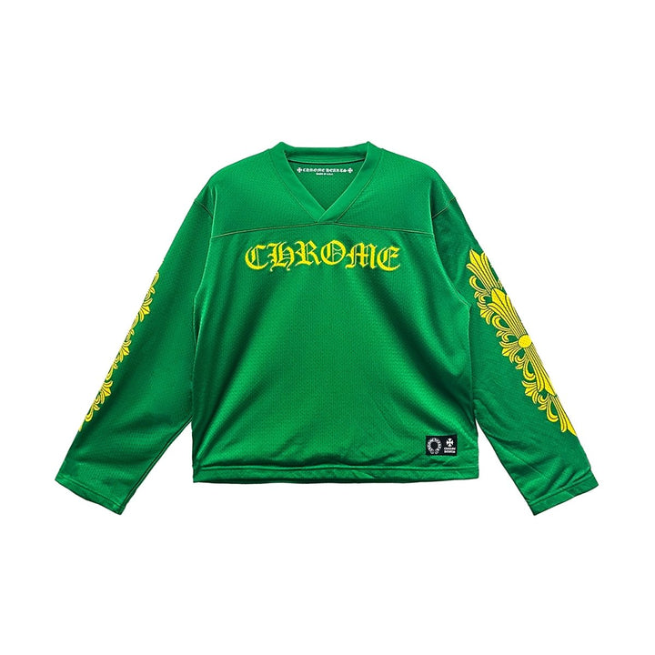 Chrome Hearts Green Mesh Jersey Long Sleeve Tee - SHENGLI ROAD MARKET