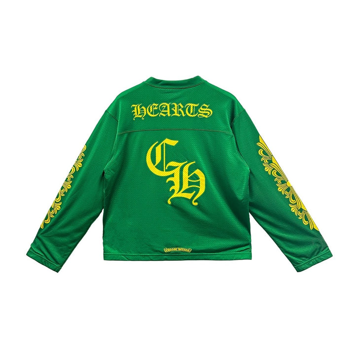 Chrome Hearts Green Mesh Jersey Long Sleeve Tee - SHENGLI ROAD MARKET