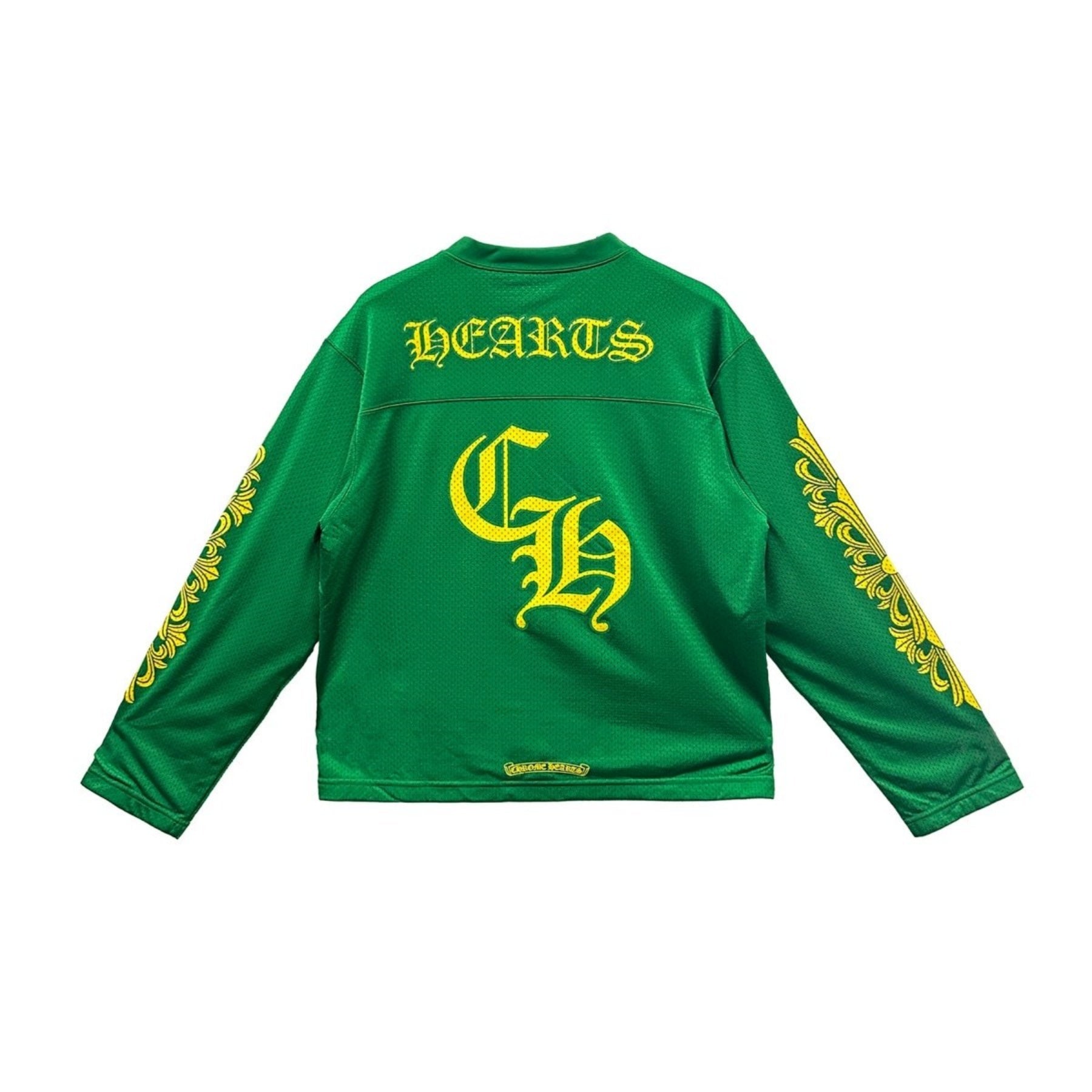 Chrome Hearts Green Mesh Jersey Long Sleeve Tee - SRM – SHENGLI