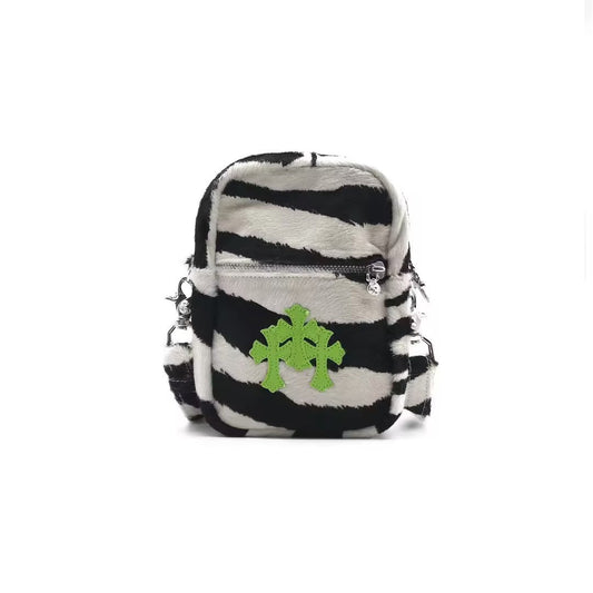 Chrome Hearts Green Patch Zebra Taka Crossbody bag - SHENGLI ROAD MARKET