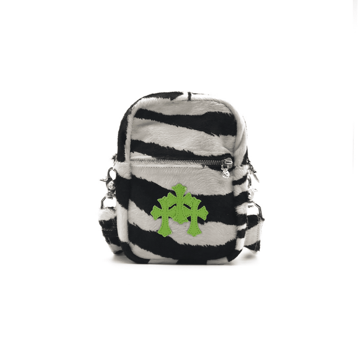 Chrome Hearts Green Patch Zebra Taka Crossbody Bag - SHENGLI ROAD MARKET