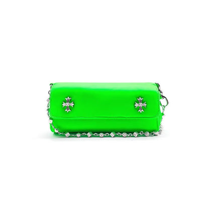 Chrome Hearts Green Silver Cross Dice Chain Bag - SHENGLI ROAD MARKET