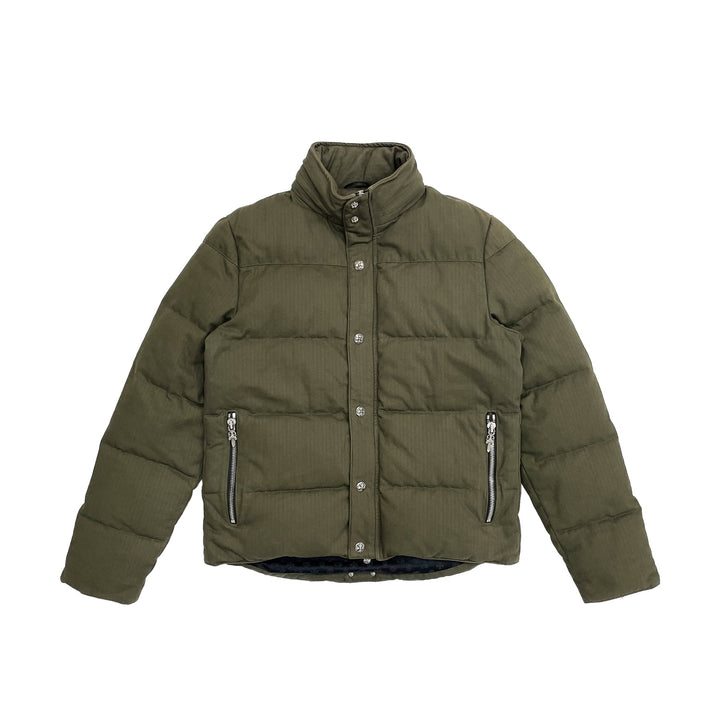 Chrome Hearts Green Silver Dagger Down Jacket - SHENGLI ROAD MARKET