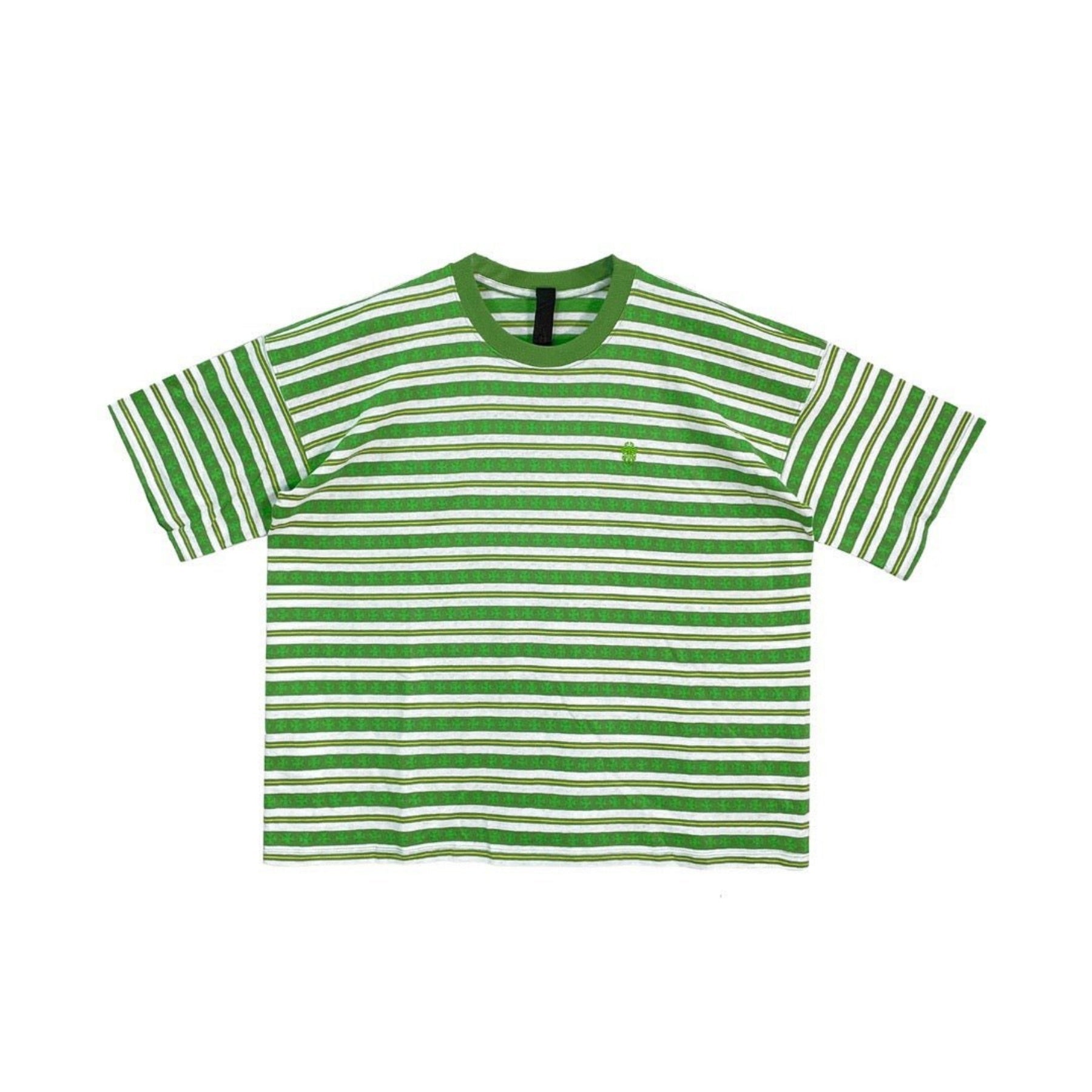 Chrome Hearts Green Stripe Logo Men's Tee - SRM – SHENGLI ROAD MARKET