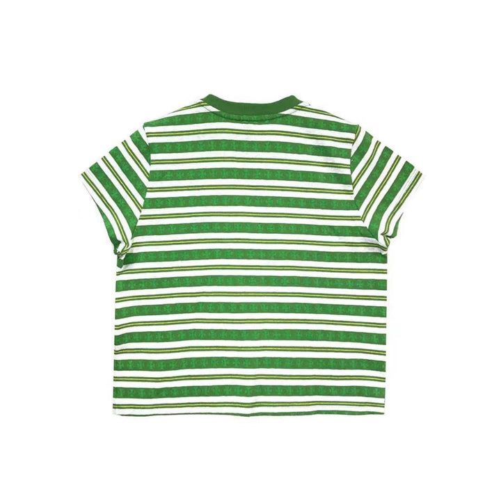 Chrome Hearts Green Stripe Women's Short Sleeve Tee - SHENGLI ROAD MARKET