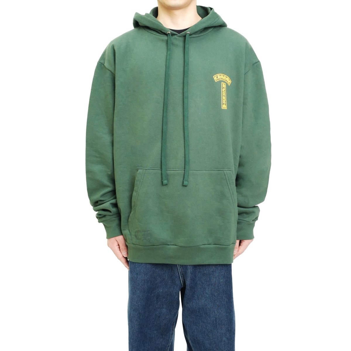限定品◆CHROME HEARTS◆ONLINE EXCLUSIVE HOODIE GREEN ORANGE Chrome-Hearts-Online-Exclusive
