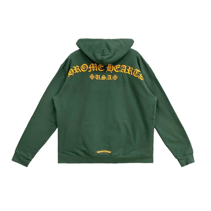 Chrome Hearts Green T - Bar Online Exclusive Hoodie - SHENGLI ROAD MARKET