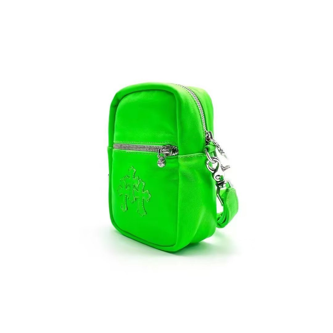 Chrome Hearts Green Triple Cross Taka Crossbody bag - SHENGLI ROAD MARKET