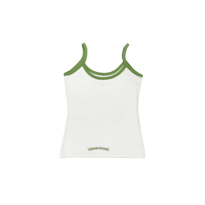 Chrome Hearts Green＆White Horseshoe Logo Tank top - SHENGLI ROAD MARKET