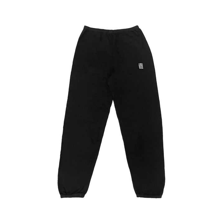 Chrome Hearts GRP Embroidered Black Sweatpants - SHENGLI ROAD MARKET