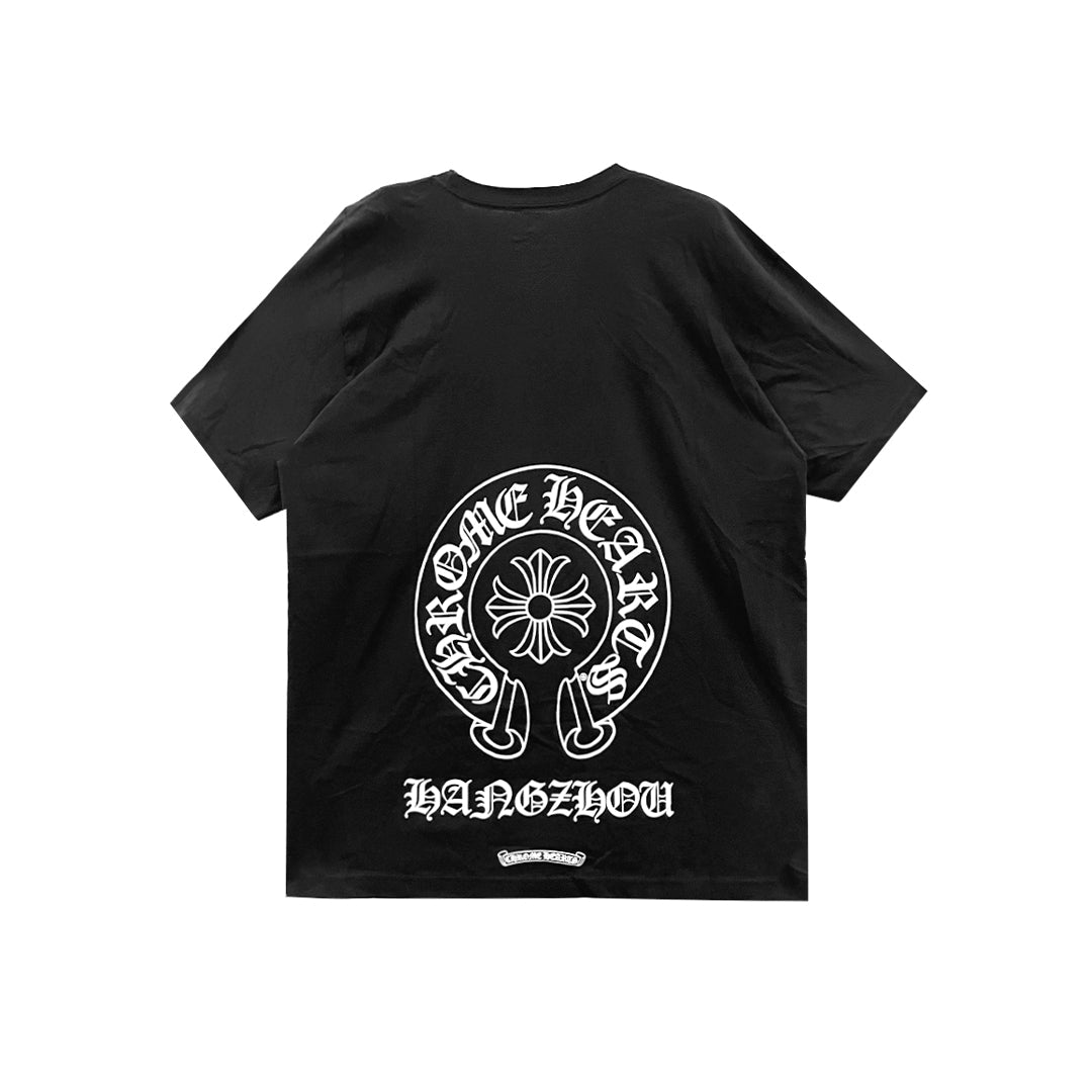 Chrome Hearts Hangzhou Exclusive Horseshoe Back Short Sleeve Tee - SHENGLI ROAD MARKET