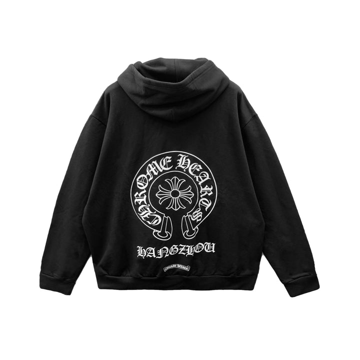 Chrome Hearts Hangzhou Exclusive Horseshoe Zip Up Hoodie - SHENGLI ROAD MARKET