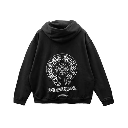 Chrome Hearts Hangzhou Exclusive Horseshoe Zip Up Hoodie - SHENGLI ROAD MARKET