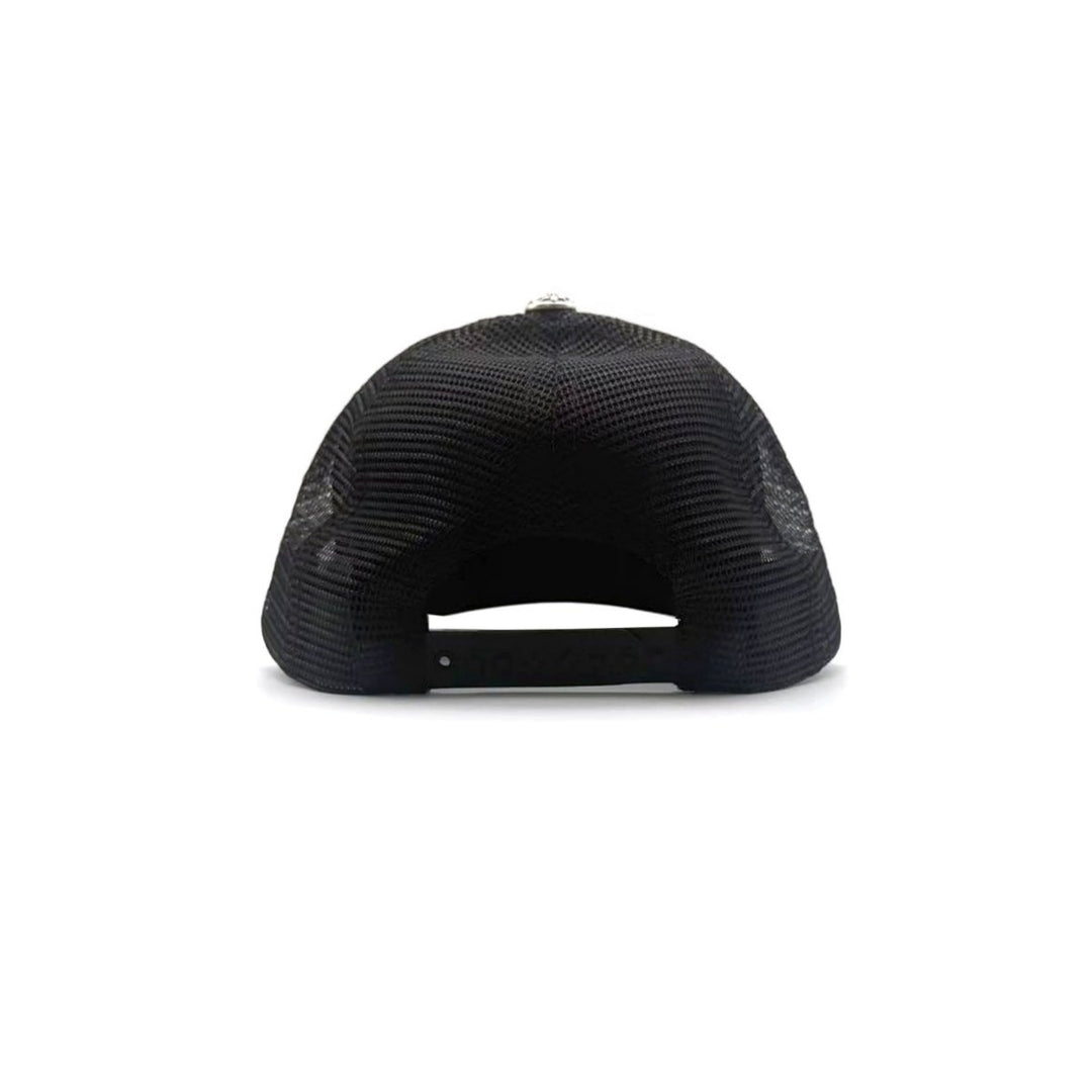 Chrome Hearts Hong Kong CH Logo Black Baseball Cap