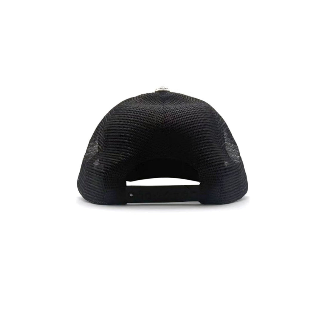 Chrome Hearts Hong Kong CH Logo Black Baseball Cap - SHENGLI ROAD MARKET