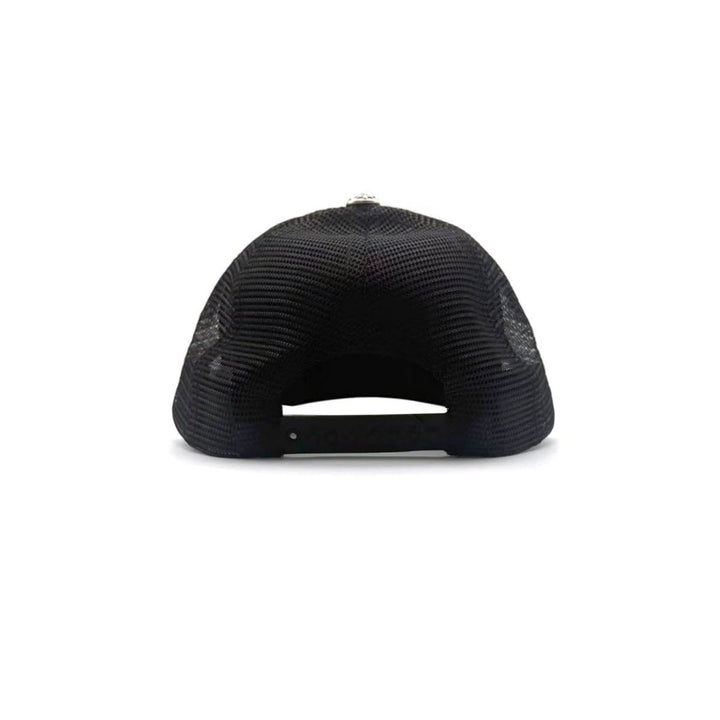 Chrome Hearts Hong Kong CH Logo Black Baseball Cap - SHENGLI ROAD MARKET