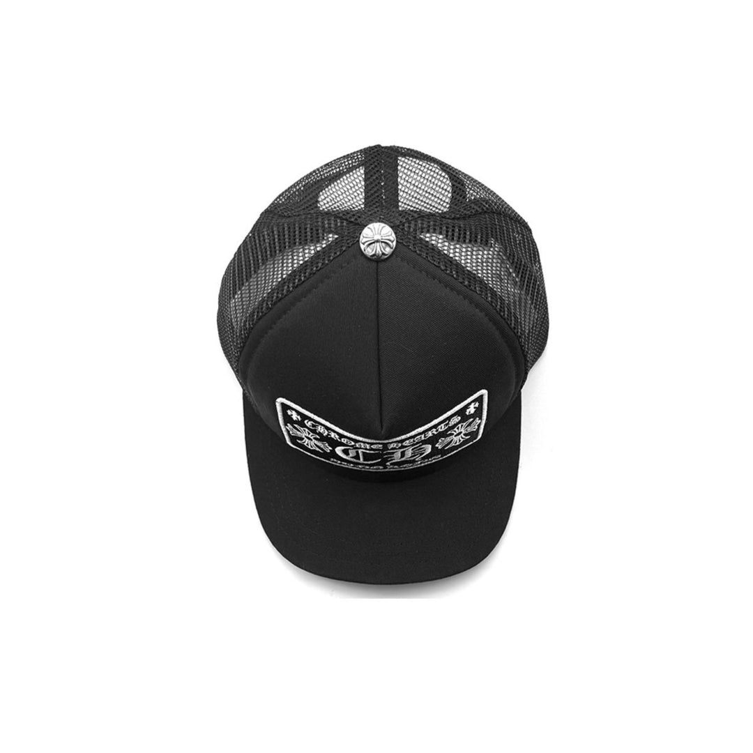 Chrome Hearts Hong Kong CH Logo Black Baseball Cap