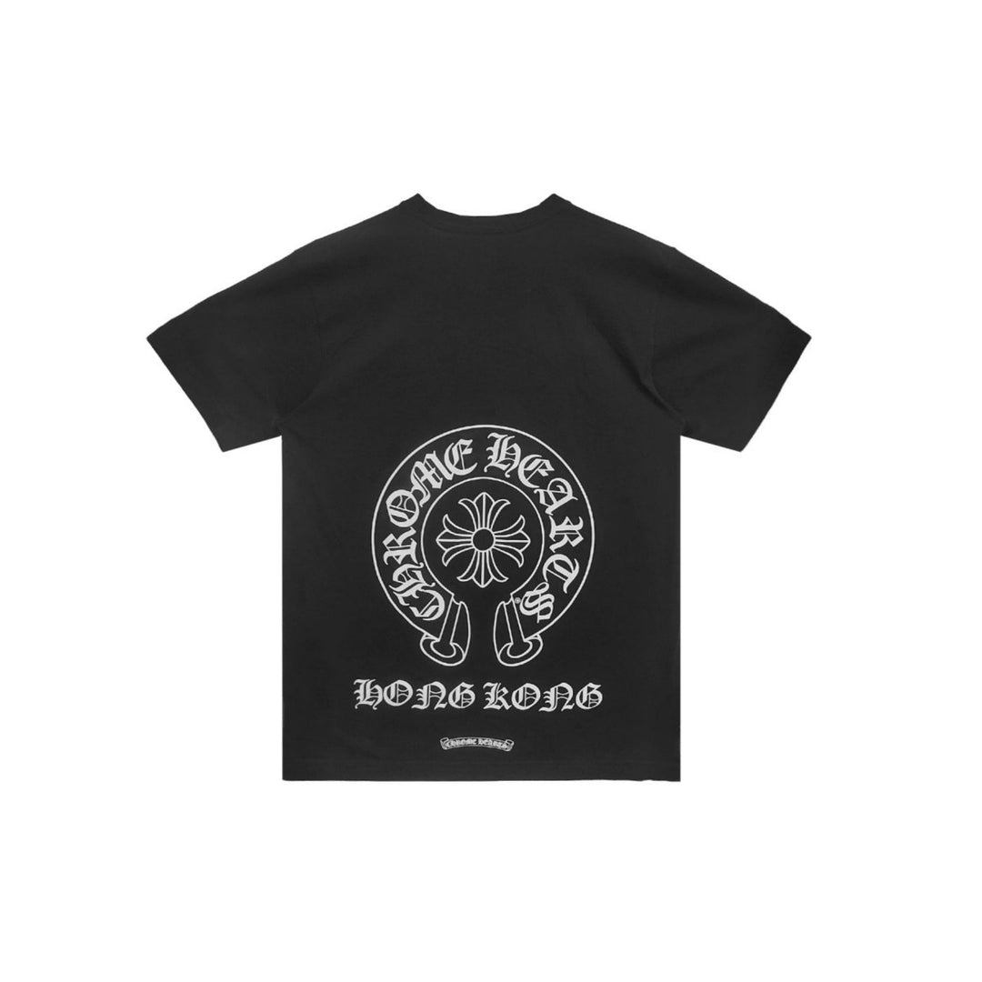Chrome Hearts Hong Kong Exclusive Horseshoe Black Short Sleeve Tee - SHENGLI ROAD MARKET