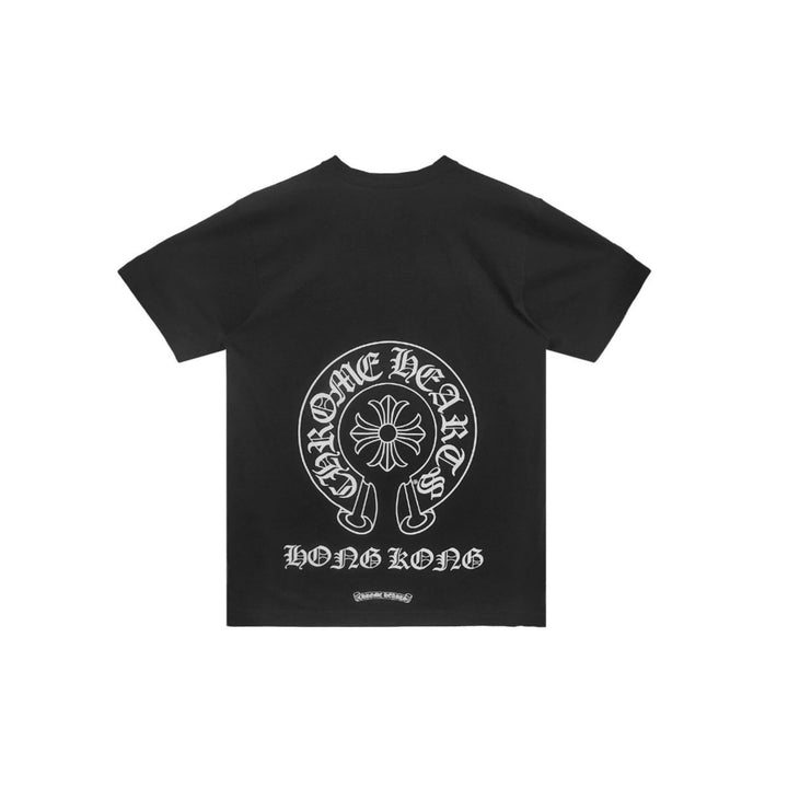 Chrome Hearts Hong Kong Exclusive Horseshoe Black Short Sleeve Tee - SHENGLI ROAD MARKET
