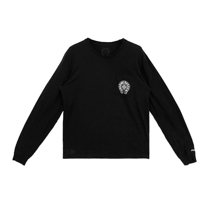 Chrome Hearts Hong Kong Exclusive Horseshoe Long Sleeve T-Shirt Tee - SHENGLI ROAD MARKET