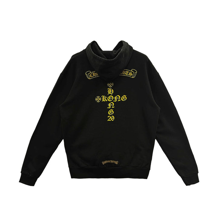 Chrome Hearts Hong Kong Exclusive Scroll Logo Hoodie - SHENGLI ROAD MARKET