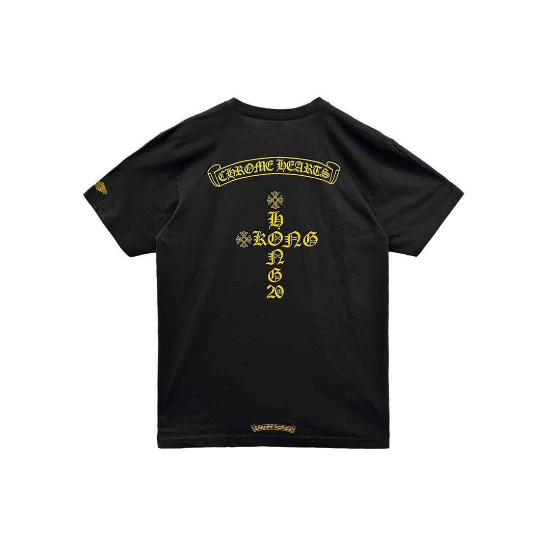 Chrome Hearts HongKong Exclusive Scroll Logo Short Sleeve Tee - SHENGLI ROAD MARKET