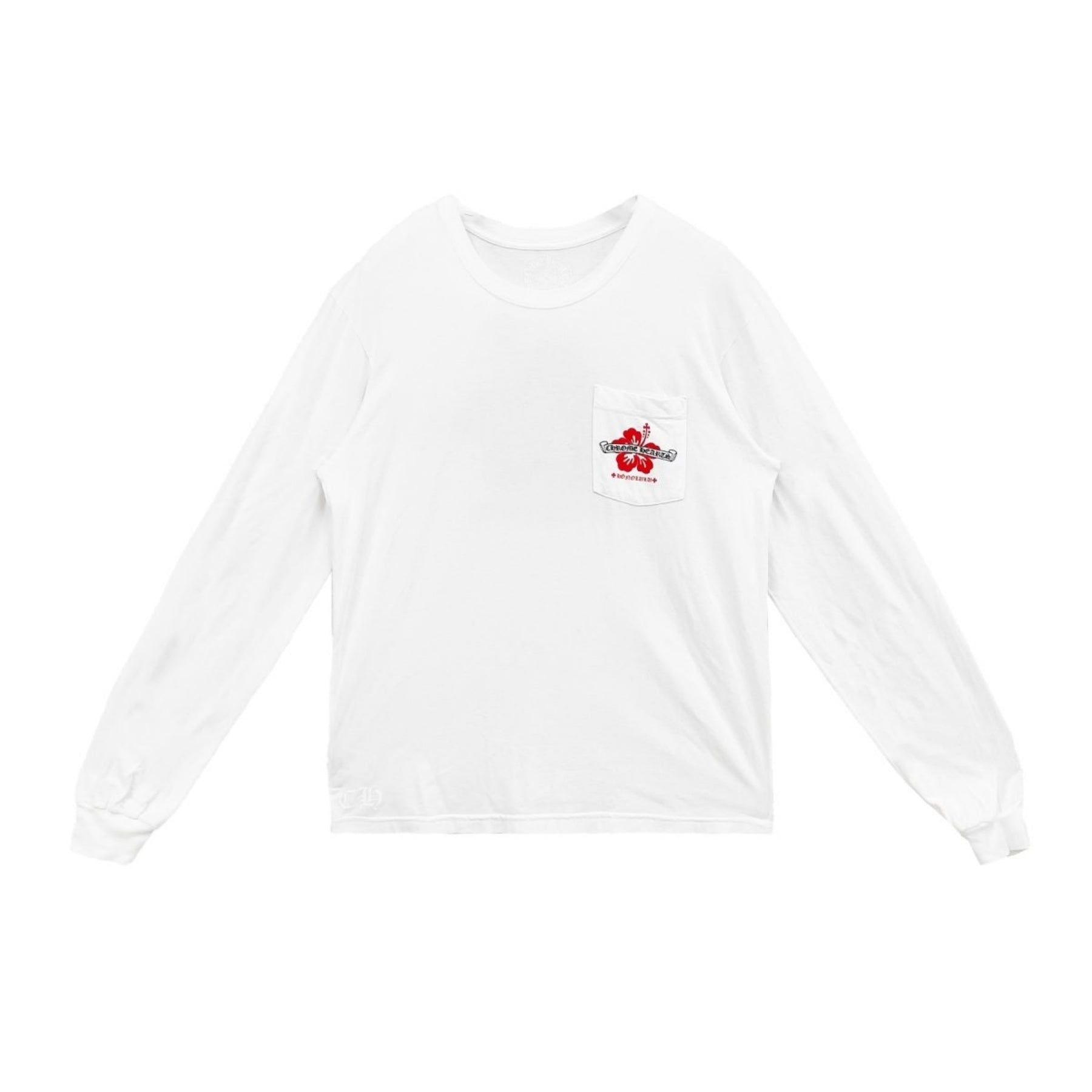 Chrome Hearts Honolulu Exclusive Hibiscus Flower Long Sleeve Tee