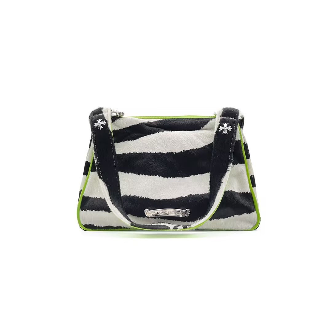 Chrome Hearts Horsehair Zebra Stripe Chicken Nugget Bag - SHENGLI ROAD MARKET