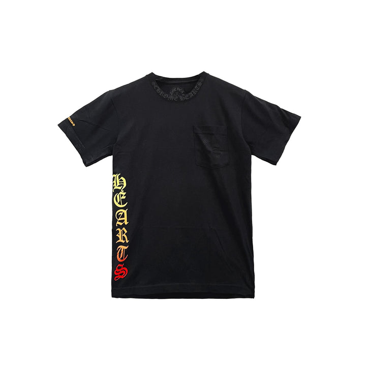 Chrome Hearts Horseshoe Gradient Script Logo Short Sleeve Tee - SHENGLI ROAD MARKET