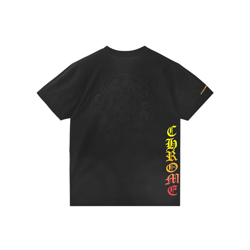 Chrome Hearts Horseshoe Gradient Script Short Sleeve Tee - SHENGLI ROAD MARKET