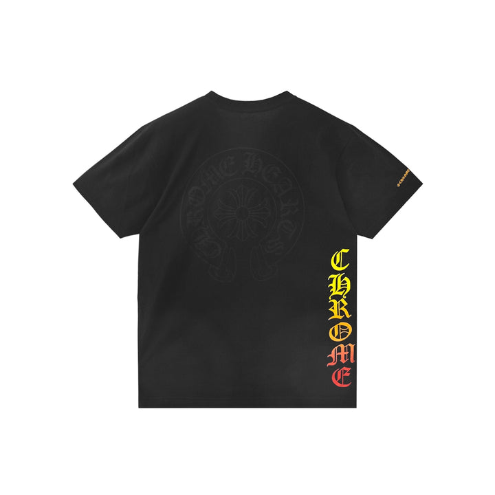 Chrome Hearts Horseshoe Gradient Script Short Sleeve Tee - SHENGLI ROAD MARKET