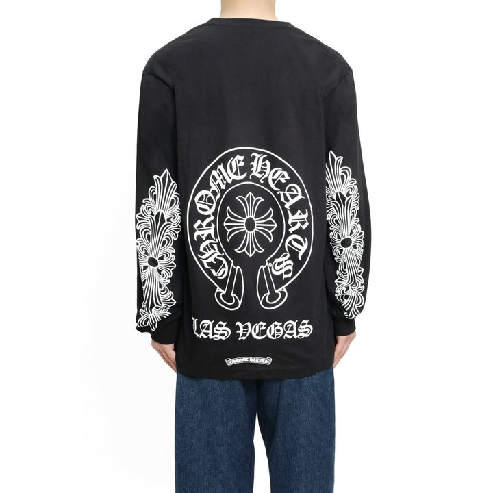 Chrome Hearts Horseshoe Logo Las Vegas Exclusive Long Sleeve Tee - SHENGLI ROAD MARKET