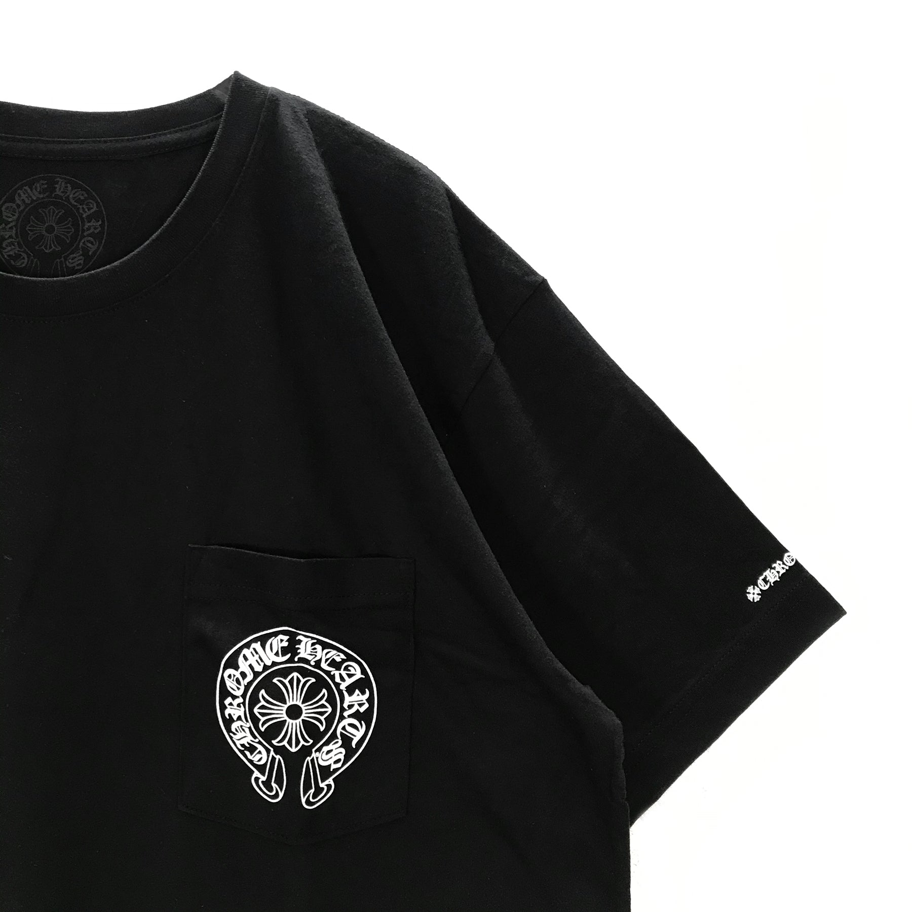 Chrome Hearts Horseshoe Logo Pocket T-Shirt Tee - SRM – SHENGLI